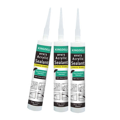 Flexible Acrylic RTV Silicone Sealant Mildew Resistant For Outdoor