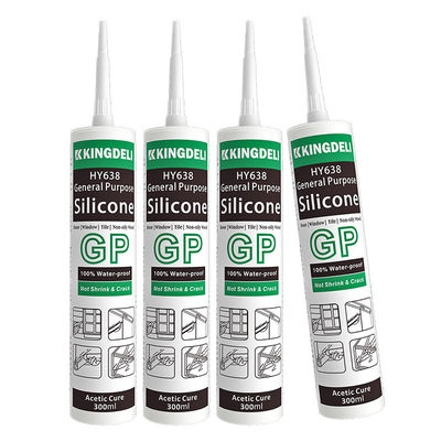 Anti Fungus Acetic Cure Silicone Sealant For Bathroom ISO9001