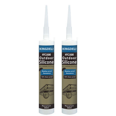 Black White Window Silicone Caulk Weather Resistant With 280ml 300ml