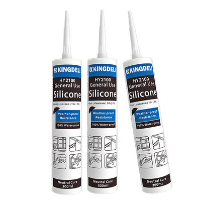 Neutral Transparent LMN Silicone Sealant Clear Acrylic Sealer Waterproof 280Ml