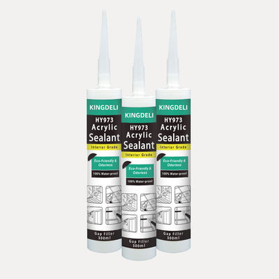 Anti Mildew Acrylic GP Window Silicone Caulk Clear Sealant Weatherproof