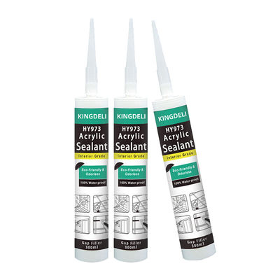 Grey Black White Paintable Exterior Caulk Silicone Glue Bulk 280ml 300ml