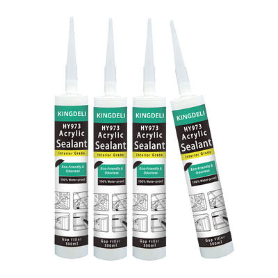 Waterproof Acrylic Grey Decorators Caulk Mildew Resistant For Kitchen