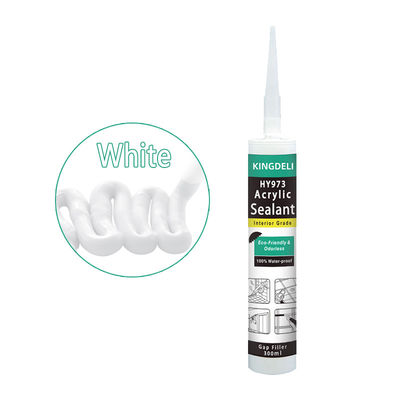Watertight Clear Acrylic RTV Silicone Sealant Acoustic Caulk For Windows
