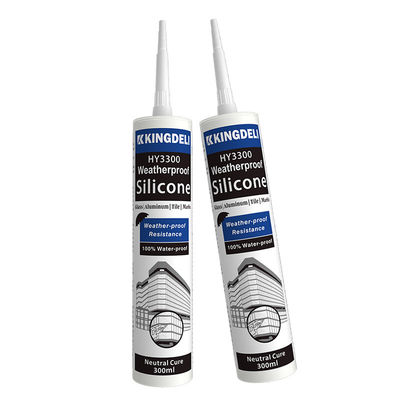 Glass RTV Waterproof Silicone Caulk Anthracite Sealant 300ml