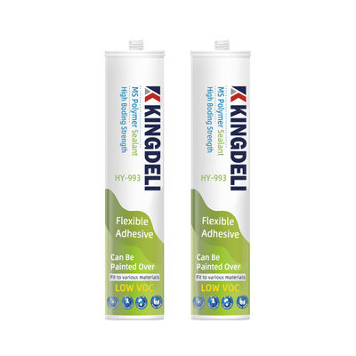 Multipurpose Hybrid MS Polymer Adhesive Sealant White Modified Caulk