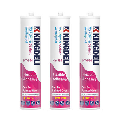 White MS Hybrid Glue Polymer Adhesive Sealant Anti Sagging